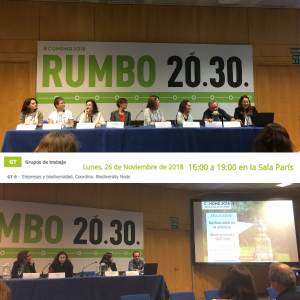 Taller de «Empresa, biodiversidad y ODS» en Conama 2018.