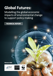 Modelando los impactos económicos globales del cambio ambiental para apoyar la formulación de políticas